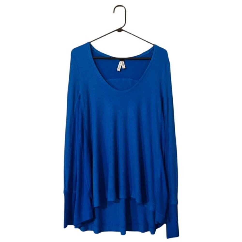 FREE PEOPLE We The Free Thermal Knit Long Sleeve Top - Size Small - Picture 2 of 7